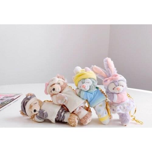 Disney Lovely Duffy Stella Lou ShellieMay Gelatoni Stuffed Plush Toys Cute Women Girls Loli Bag Pendant Gifts for Kids