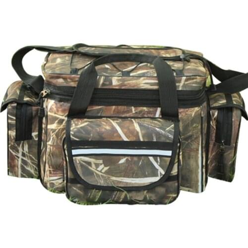 Multifunctional Fishing Bag Lure Tackle Pack Large Capacity Waterproof Convenient Outdoor Camping Fishing Travel Shoulder Bags