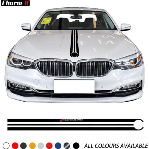 Car Hood Sticker M Performance Engine Cover Bonnet Decal For BMW 5 Series G30