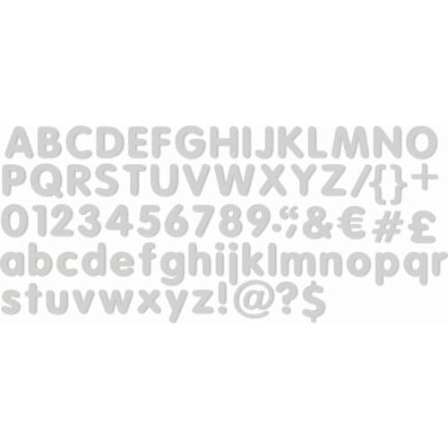 2020 New English Alphabet and Arabic Numerals Metal Cutting Dies For Cut Paper Making Words Greeting Card Scrapbooking No Stamps