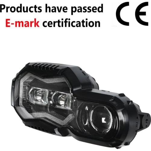 New E24-mark Headlights For BMW F800GS F800R F 650 700 800 GS F 800GS ADV Adventure Complete LED Projector Headlight Assembly