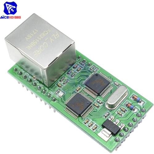 Diymore Ethernet to TTL RS232 Serial TTL to TCP / IP RJ45 Converter Transmission Module Expansion Board Module