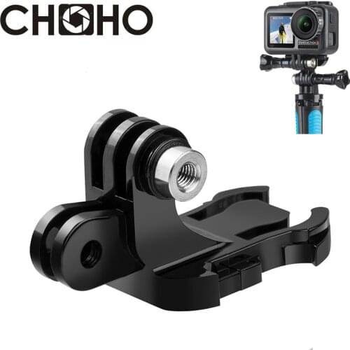 90-degree Adapter Mount adjustment Quick Buckle conversion For Gopro Hero 9 8 7 6 SJCAM Xiaomi yi 4K Eken h9 Go Pro Accessories