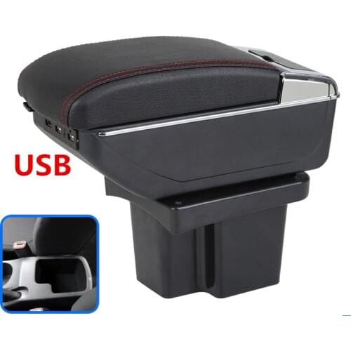 For KIA Cerato/Forte/k3 armrest box car-styling central Store content box with cup holder interior accessories part 09-16