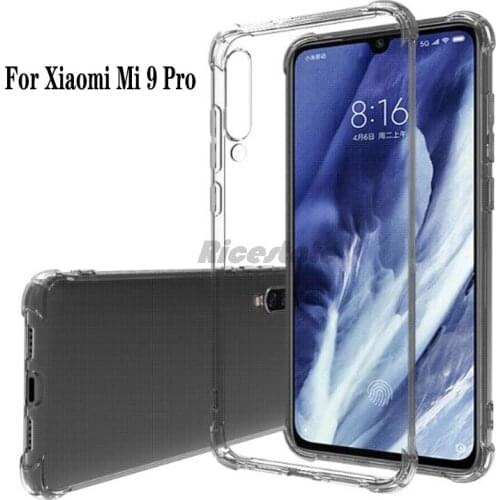 For Xiaomi Mi9 Pro Anti-shock Case Xiaomi Mi 9 Pro Transparent TPU Dropproof Shockproof Case for Xiaomi Mi9 Pro Clear Case