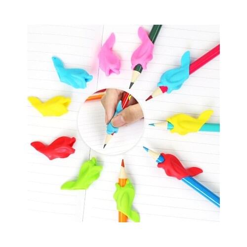 Cobee 5Pcs/Set Pen Pencil Grip Holder Writing Posture Corrector Children Random Color