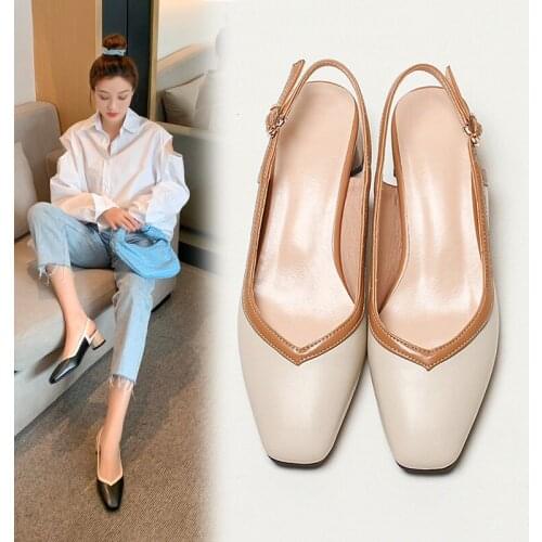 New summer fashion color matching sandals womens comfortable platform high heels party work high heels beige black Light green