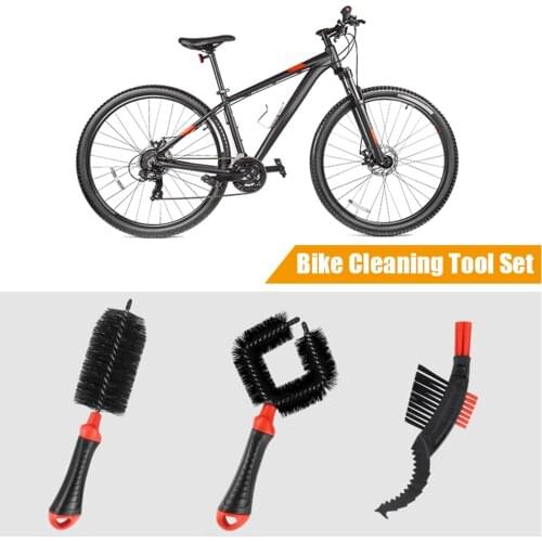 MTB Mountain Rode Bike Bicycle Cleaning Brush Bike Chain Tyre Wheel Wash Cleaner Tool Set Bicycle Parts