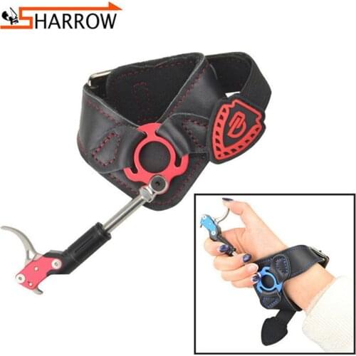 Shooting Aid Caliper Release Compound Bow Strap Wristband Trigger Release Archery Competition Releases Aid Hunting Accessories
