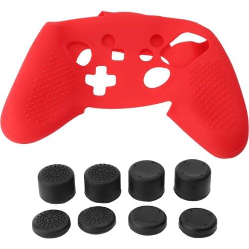 8PCS Durable Thumb Grips Silicone Protector Cover Skin Case Accessories for Nintendo Switch Pro Controller