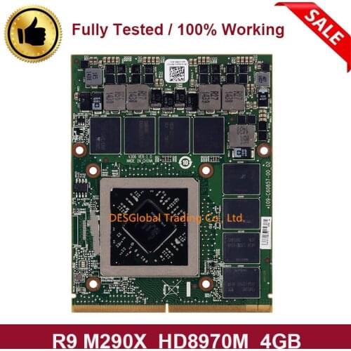 Original HD8970M R9 M290X HD 8970M 4G 216-0847000 Graphic Display Video Card For Dell Alienware M15X M17X M18X 109-C60857-00_02