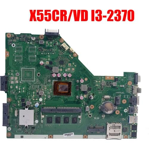 X55CR Motherboard I3-2370 4GMemory REV3.2 For ASUS X55CR X55VD Laptop motherboard X55CR Mainboard X55CR Motherboard test Not GPU