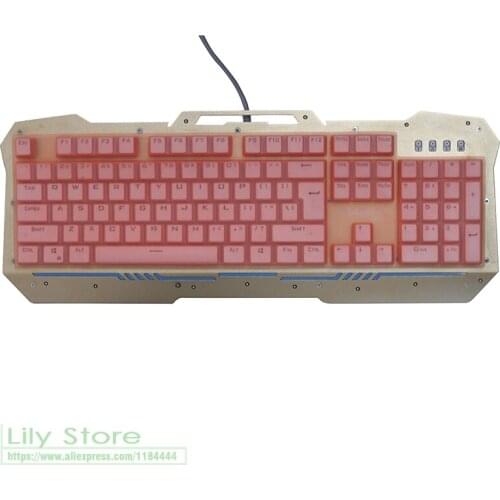 For Aula Befire / Adjudication / Sapphire Gaming Game Mechanical Keyboard Protector Button Dust Cover 104 Key Protective Skin