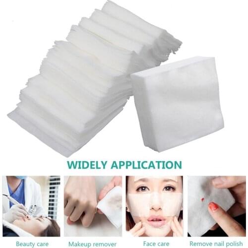 100/200pcs Medical Non Woven Gauze Sponge Used For Wound Care First Aid Supplies Medical Makeup Supplies Cleaning Sponge