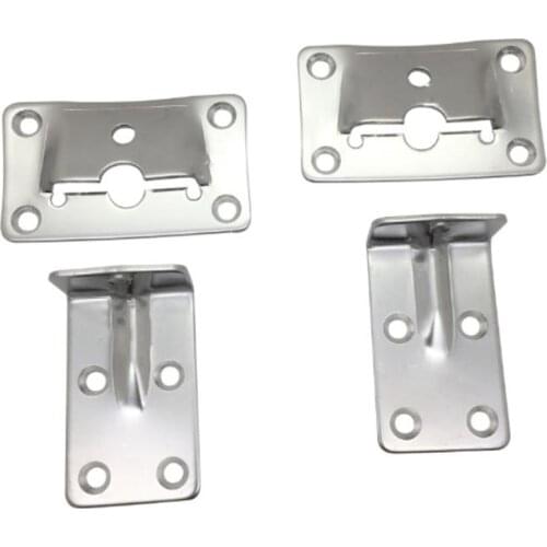 2 Set Marine Grade Stainless Steel Table Bracket Set Removable Multiple Usage for House Boat Marine Accessories Hardware