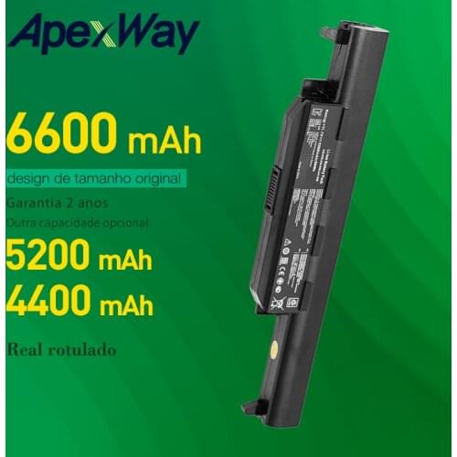 Apexway A32-K55 Laptop Battery for Asus X55A X75V K75 K55VD X55 X55U X55C DX75V X75VD X45VD X45V X45U X45C X45A U57 U57A U57VD