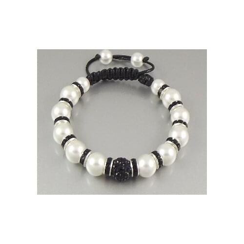 Dr3RT hot micro pave CZ Disco Ball Beads Bracelet fasion Gift jewelry Discount crystal