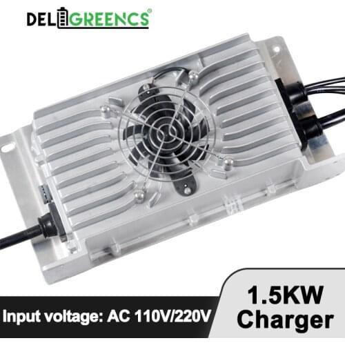 Fast Charger Q2-1.5kW CAN Enable TC 1430 protocol EV Car Motorcycle Electric Vehicle 24V 36V 48V 60V 72V 25A Onboard Charger