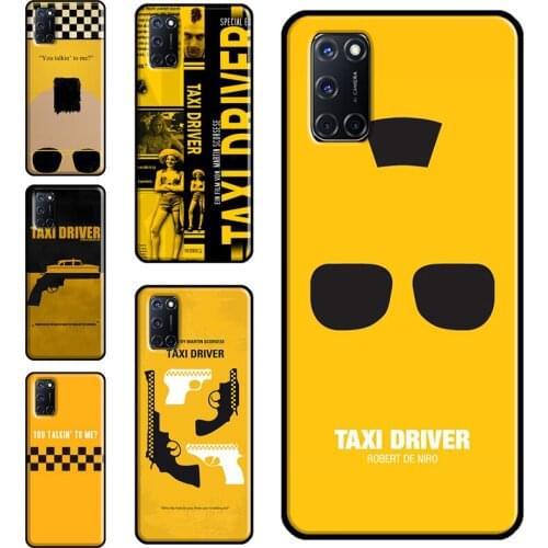 Taxi Driver 1976 film poster Case For OPPO A15 A83 A91 A93 A31 A53 A5 A9 2020 A52 A72 A1K A3S A5S Reno2 Z F5 F7 Cover