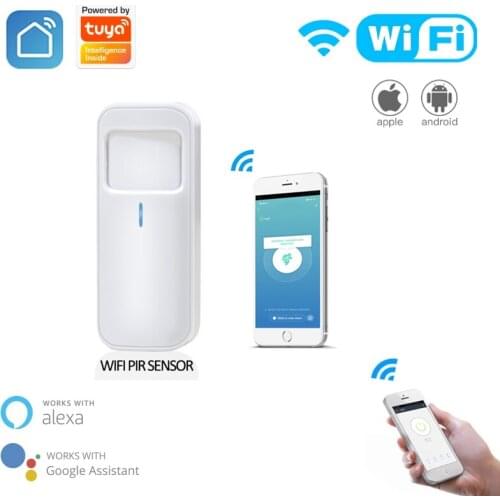 Tuya Motion PIR Sensor Detector Human Body Smart Sensor Wireless Home Security System WIFI Human Body Sensor Movement Sensor