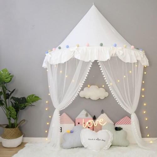 Baby Crib Mosquito Netting Tent for Kids Girls Princess Bed Canopy Children Play House Tent Tipi Enfant Teepees Home Decoration
