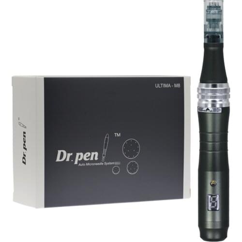 Dr.pen Ultima M8 Wireless Professional Derma Skin Care Microneedle Therapy System Nano Micro Needle Cartridges Beauty Machine