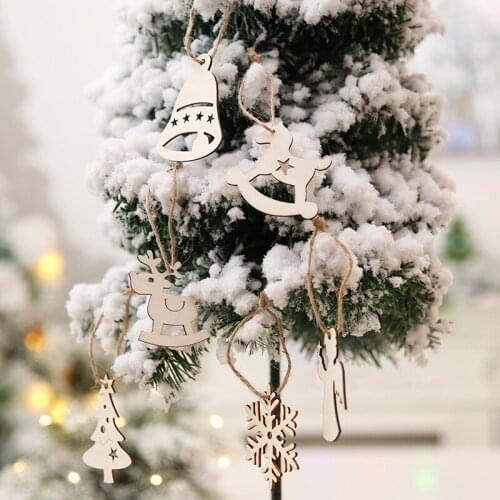 HAPPYXMAS Wooden Christmas Decorations