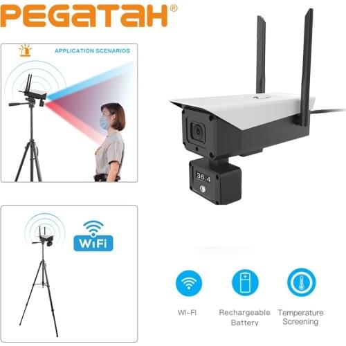 Body Temperature Screening 1080p Thermal Security Camera Motion Detection Camera WIFI thermal imaging scope fever temperature