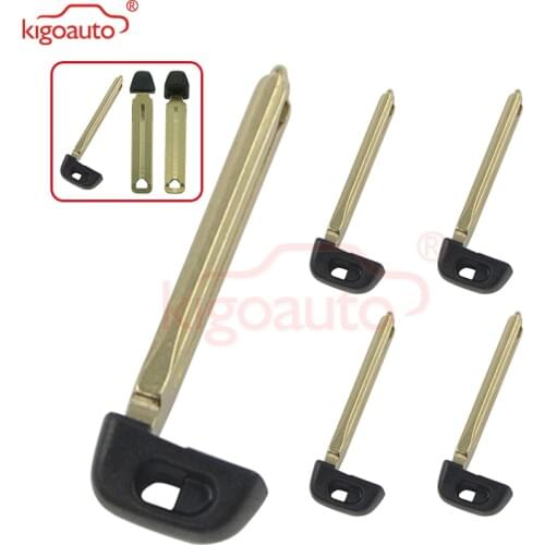 Kigoauto 5pcs 69515-52120 TOY48 for Toyota Highlander 4Runner Uncut Replacement Smart Remote Emergency Key Blade Insert key