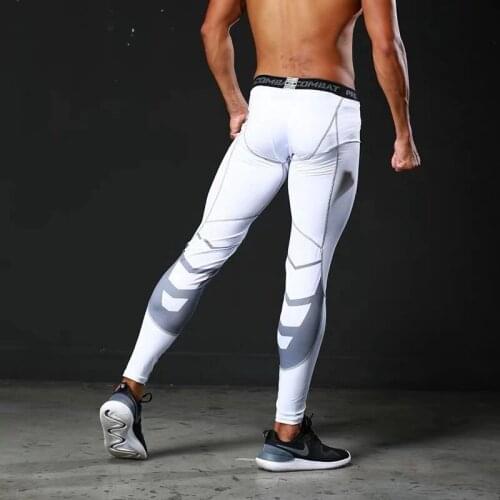 Compression Pants Men Training Fitness Sports Running Tights Gym Jogging Pants Male Trousers Sportswear Workout Running Leggings