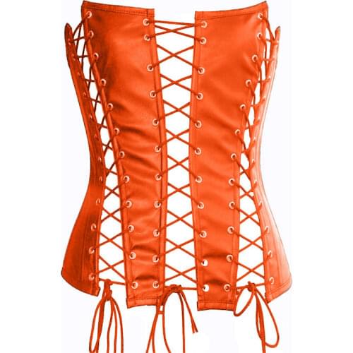 Steampunk Corsets Tops Women Sexy Gothic Lace-up Lingerie Bustier Hollow Out Black Corselet Overbust Clubwear