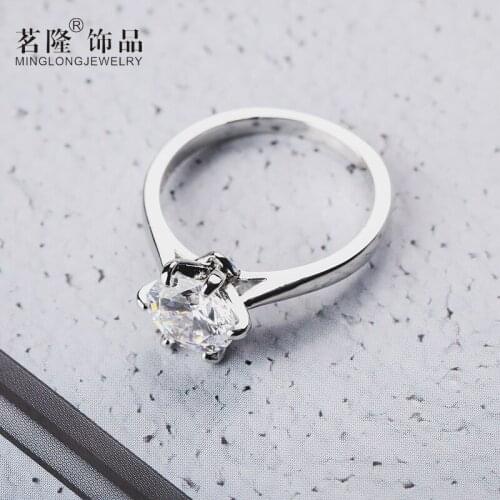 Fashion Rings New Trendy Design Hot Sale Rings For Women Bridal Wedding rings Female Wedding jewelry Gift Package