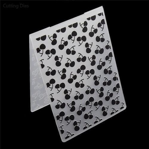 Cherry Blossoms Plastic Embossing Folder For Scrapbook DIY Album Card Making Tool Plastic Template Decorations