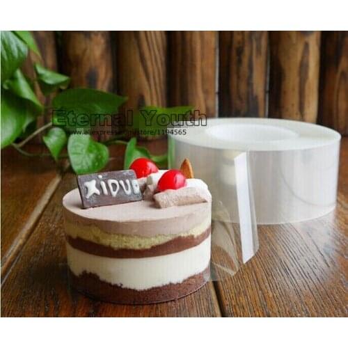 210m Cake Transparent Soft Surrounding Edge Wrapping Tape Plastic Side Membrane 6cm Wide