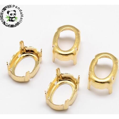 Empty Base Rhinestone Claw Setting Sew on Rhinestone Crystal Blank for Jewelry Making DIY Cabochon Settings Accessories Finding