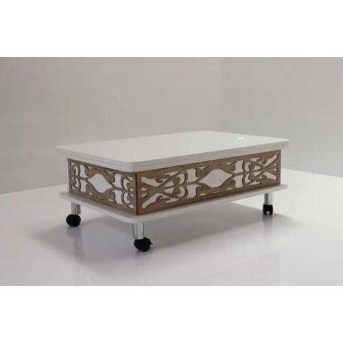 Modern Kolex Smart Magic Coffee table 3 Stage With Wheels for coffe table table basse