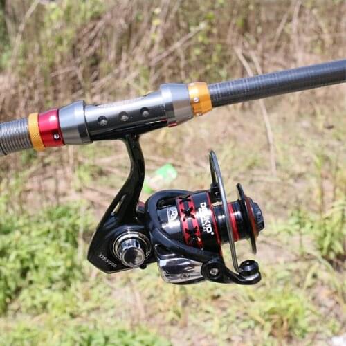 Distant Wheel Metal Spinning Fishing Reel Left / Right Rocker Interchangeable 5.0:1 Fishing Wheel Carretilha De Pesca