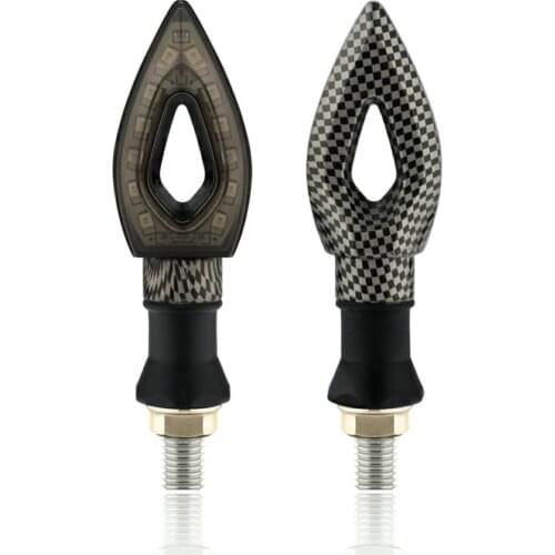 2pcs Universal 12V Motorbike Flasher LED Amber Tail Light Flashing Turn Signals Motorcycle Turn Signal Indicator Light