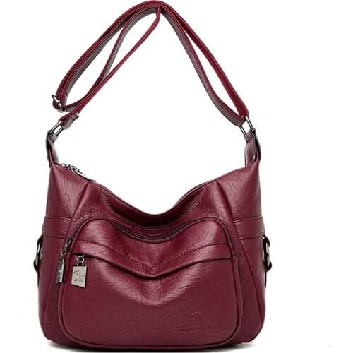 2019 Crossbody Bags For Women Leather Shoulder Bag Sac A Main Solid Ladies Bag Party Bolsas New Female Messenger Bag For Girls