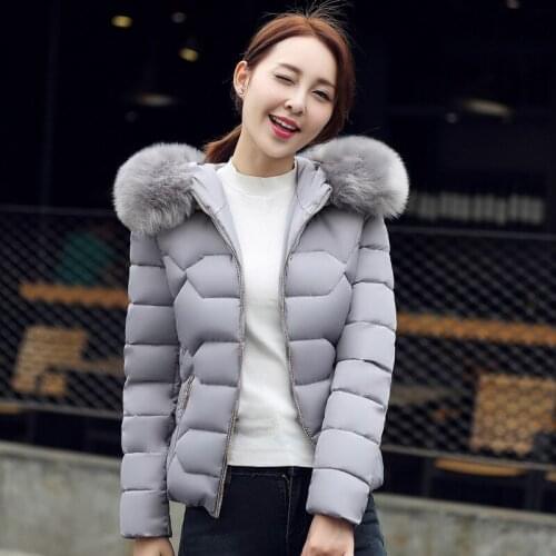Season Make Inventory Of The In The Woman And Winter Korean Short Small Loose Coat Clothes Serve Thin. Cotton-padded Student