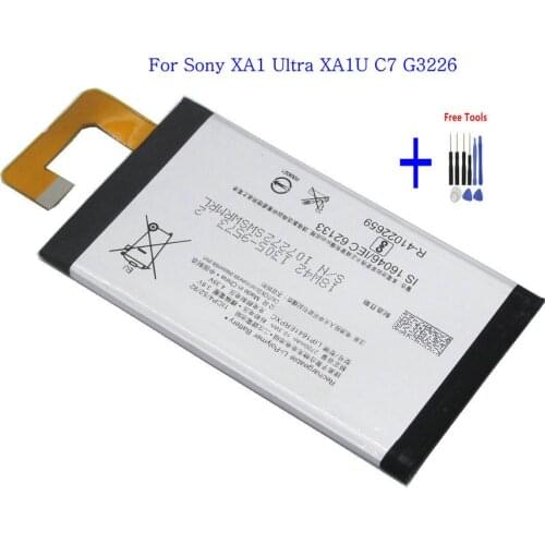 1x 2700mAh LIP1641ERPXC Replacement Battery for Sony Xperia XA1 Ultra XA1U C7 G3226 G3221 G3212 G3223 Battery +Repair Tools kit
