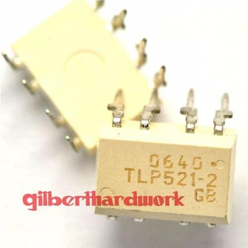 10*Photoelectric Coupling Tlp521-2 P521-2 Transistor Output Dip-8
