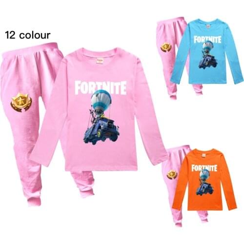 Fortnite Boys Girls Clothes Cartoon Clothing Set 2pcs Kids Clothes Set Spring Autumn Toddler Kids Clothes