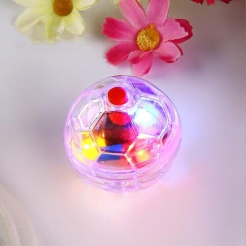 3 Pcs New Fashion Glowing Transparent Plastic Ball Pet Interactive Toy Funny Training Cat Flash Balls Toys