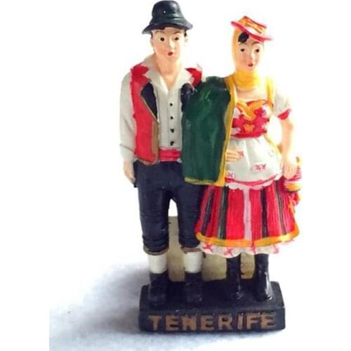 Handmade Painted Clown 3D Fridge Magnets World Tourism Souvenirs Refrigerator Magnetic Sticker Home Decoration