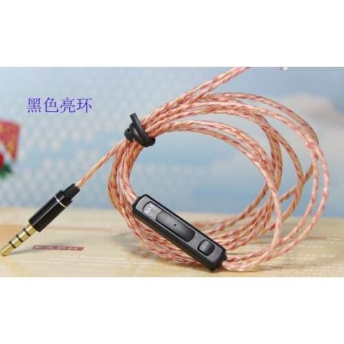 40 core earphone cable with mic diy headphone wire Fully compatible mic