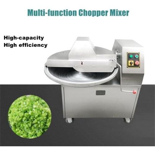 500KG/H Capacity Professional Meat Vegetable Bowl Cutter Pork Chopper Mixer Fresh Meat Cutting Machine