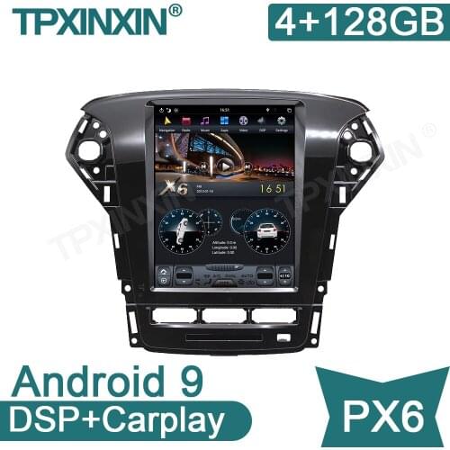Android 9.0 4+128G For Ford Mondeo MK4 2011-2013 NAVI GPS Audio Radio Controlled Car Stereo Multimedia Player Unit