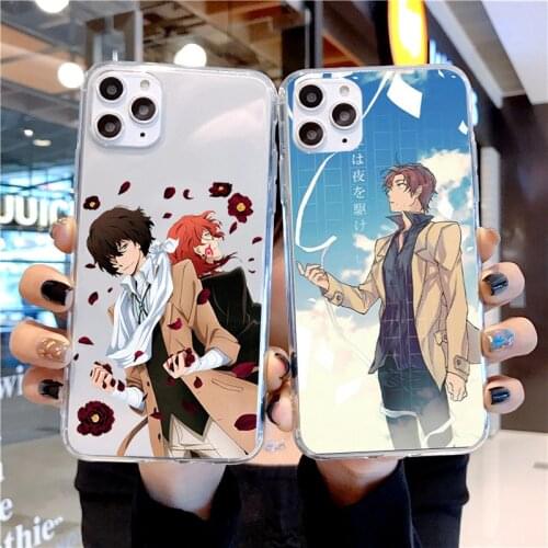 Japan anime bungou stray dogs Dazai Osamu Phone Cover Shell For iPhone 12 11 Pro Max 8 7 6 Plus SE2020 XR X XS MAX Fundas Coque