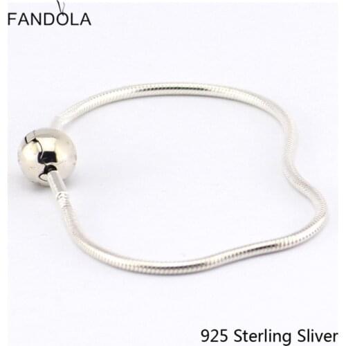CKK Essence Bracelets Starry Sky Clasp 925 Sterling Silver Original Jewelry Making Fits For Essence Bracelets